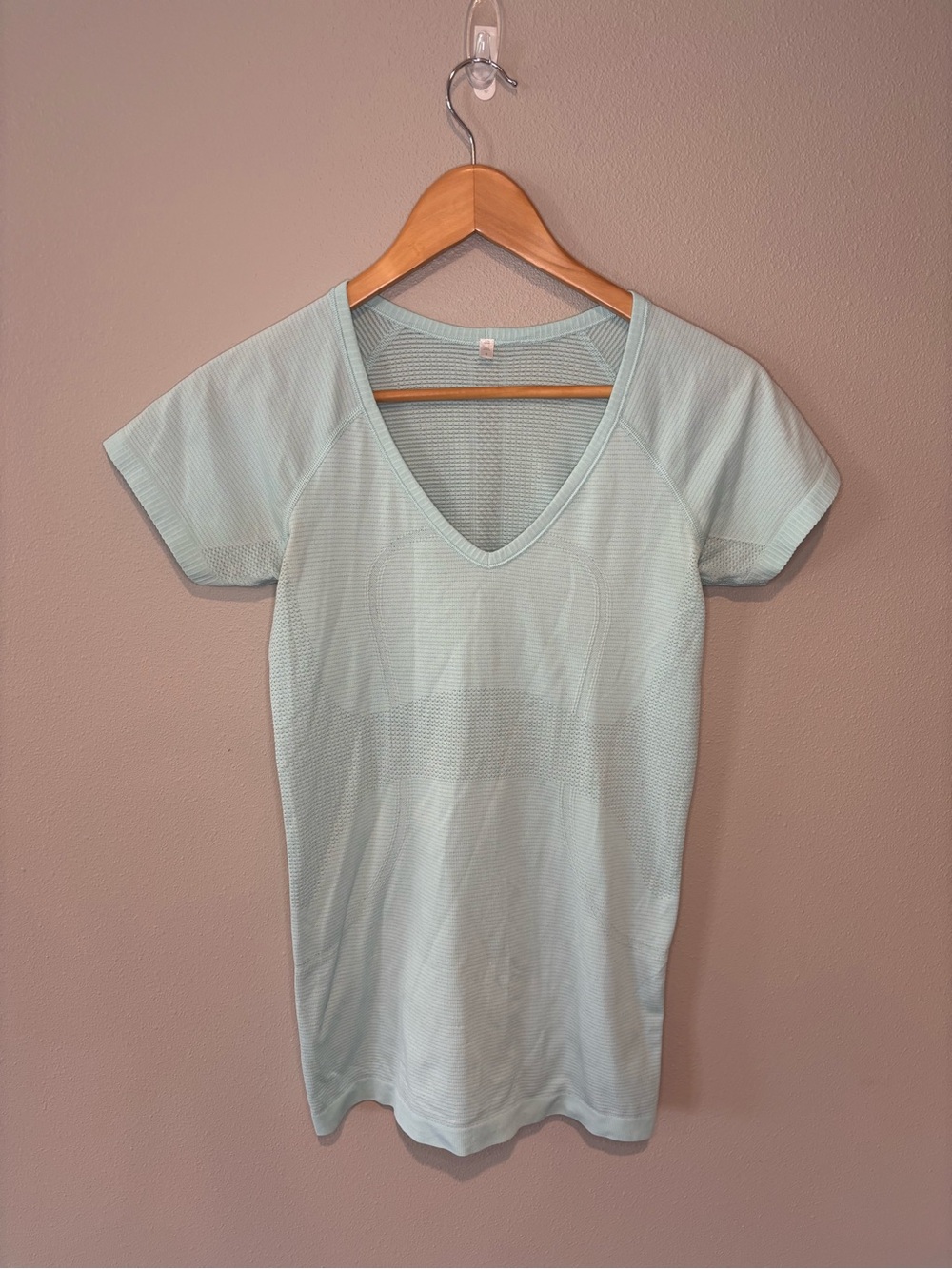 lululemon athletica Mint Short Sleeve V-Neck Top